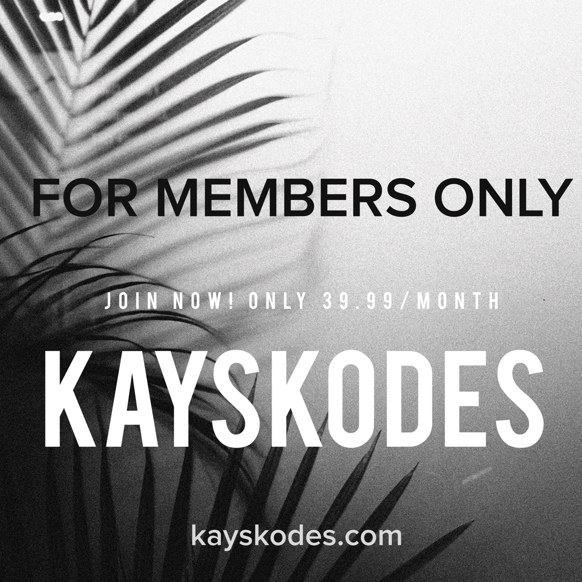 KaysKodes Membership