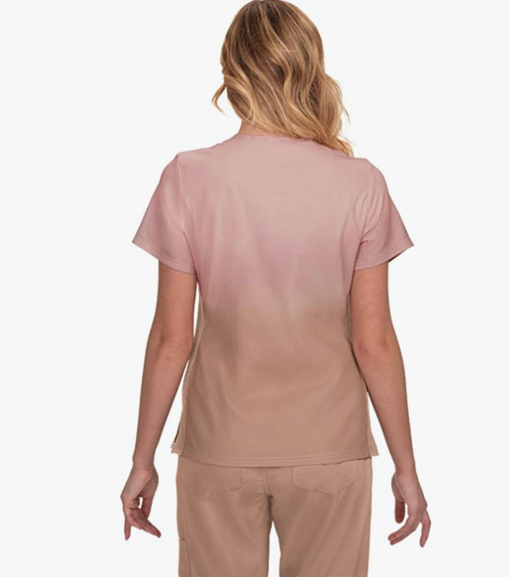Pink Dust Scrub Top